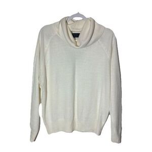 Vintage Bonnie Lee By Leroy Sz 42 Medium Cowl Neck acrylic Sweater 80s